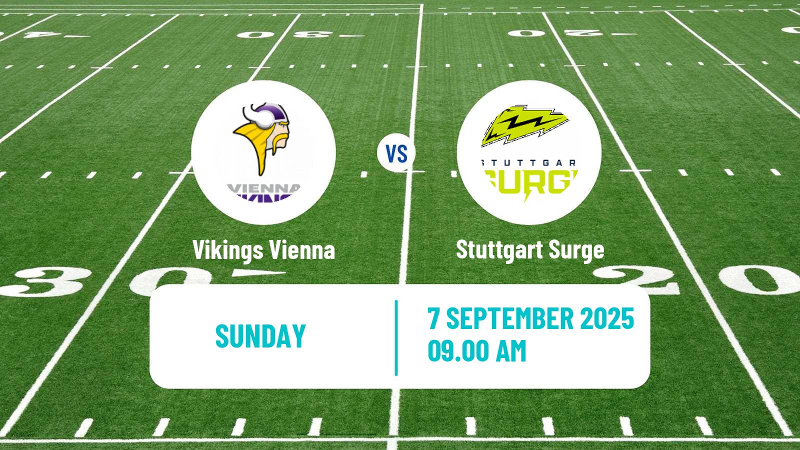 American football European League of American Football Vikings Vienna - Stuttgart Surge