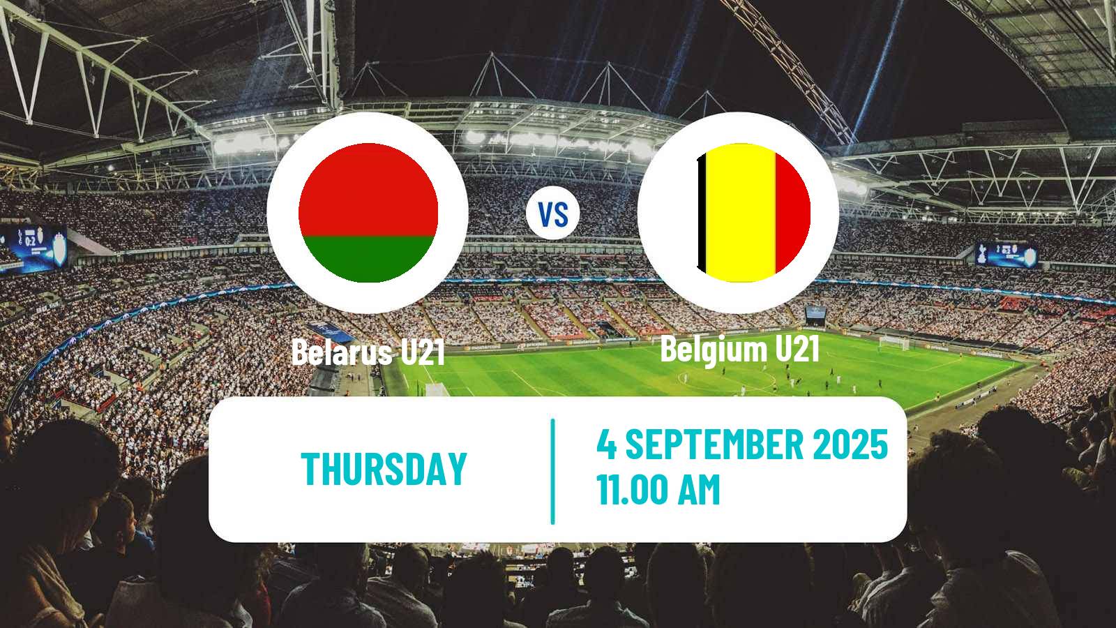 Football UEFA Euro U21 Belarus U21 - Belgium U21