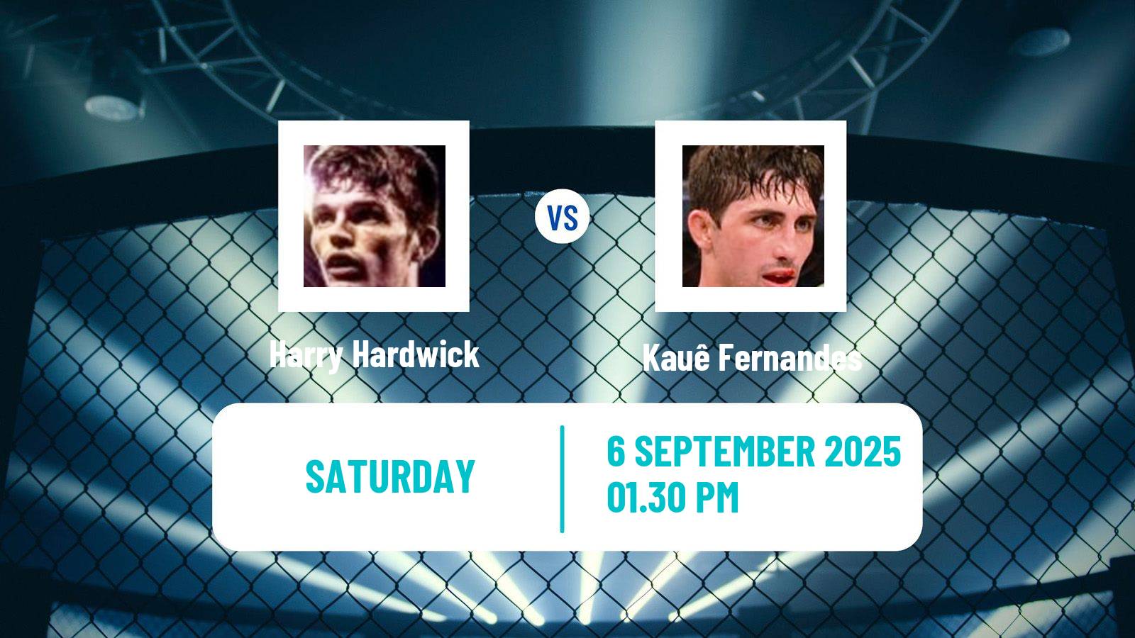 MMA Lightweight UFC Men Harry Hardwick - Kauê Fernandes