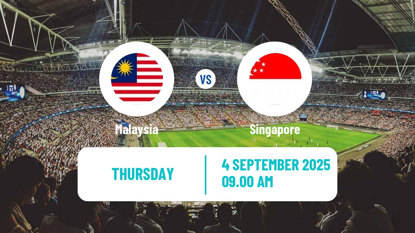 Football Friendly Malaysia - Singapore