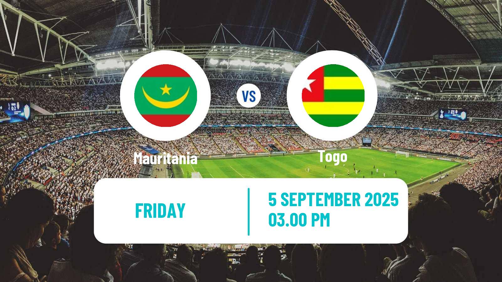 Football FIFA World Cup Mauritania - Togo