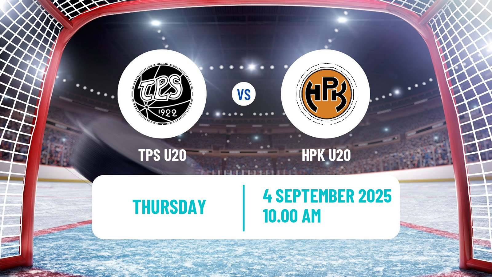 Hockey Finnish SM-sarja U20 TPS U20 - HPK U20