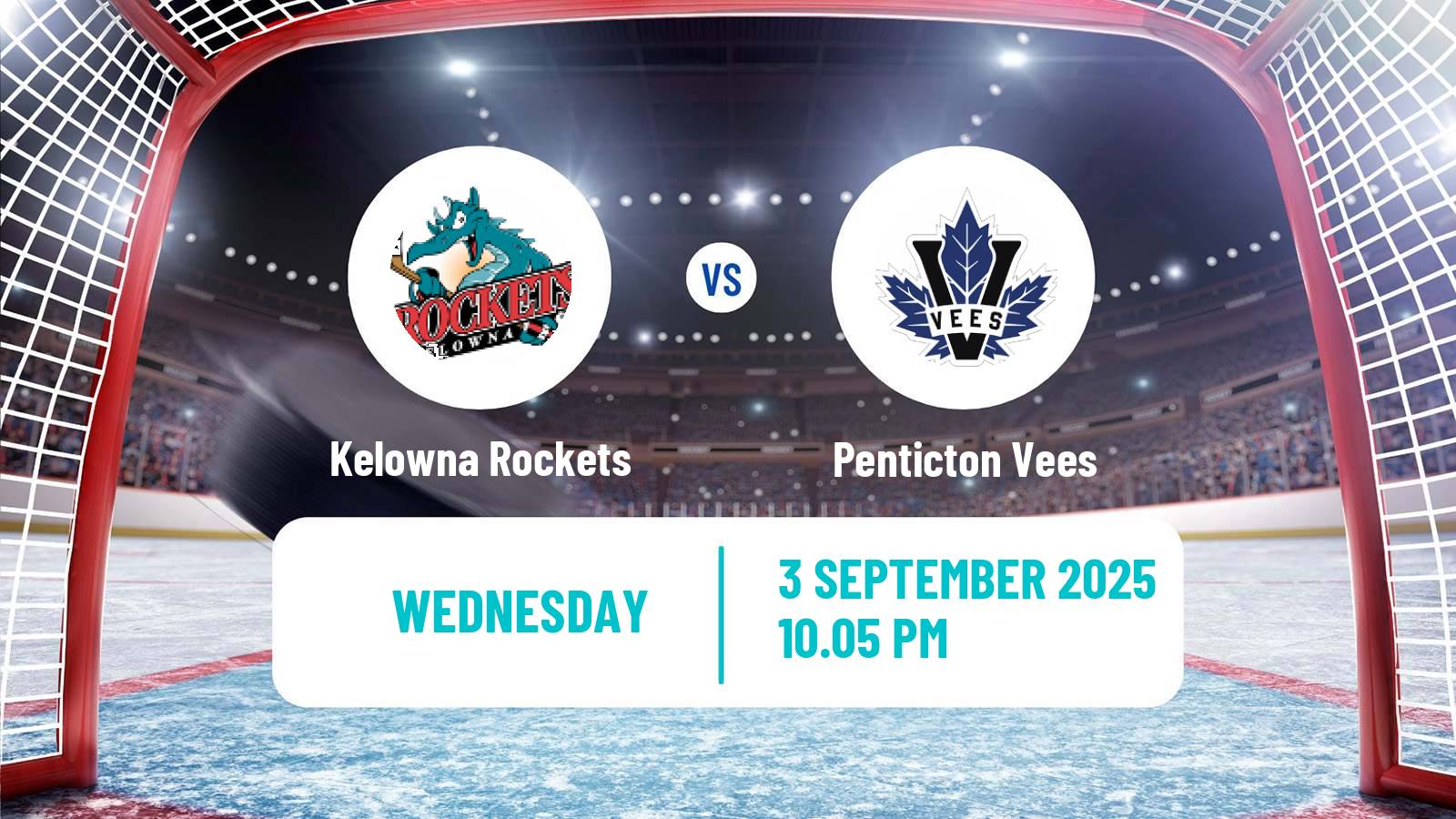 Hockey WHL Kelowna Rockets - Penticton Vees