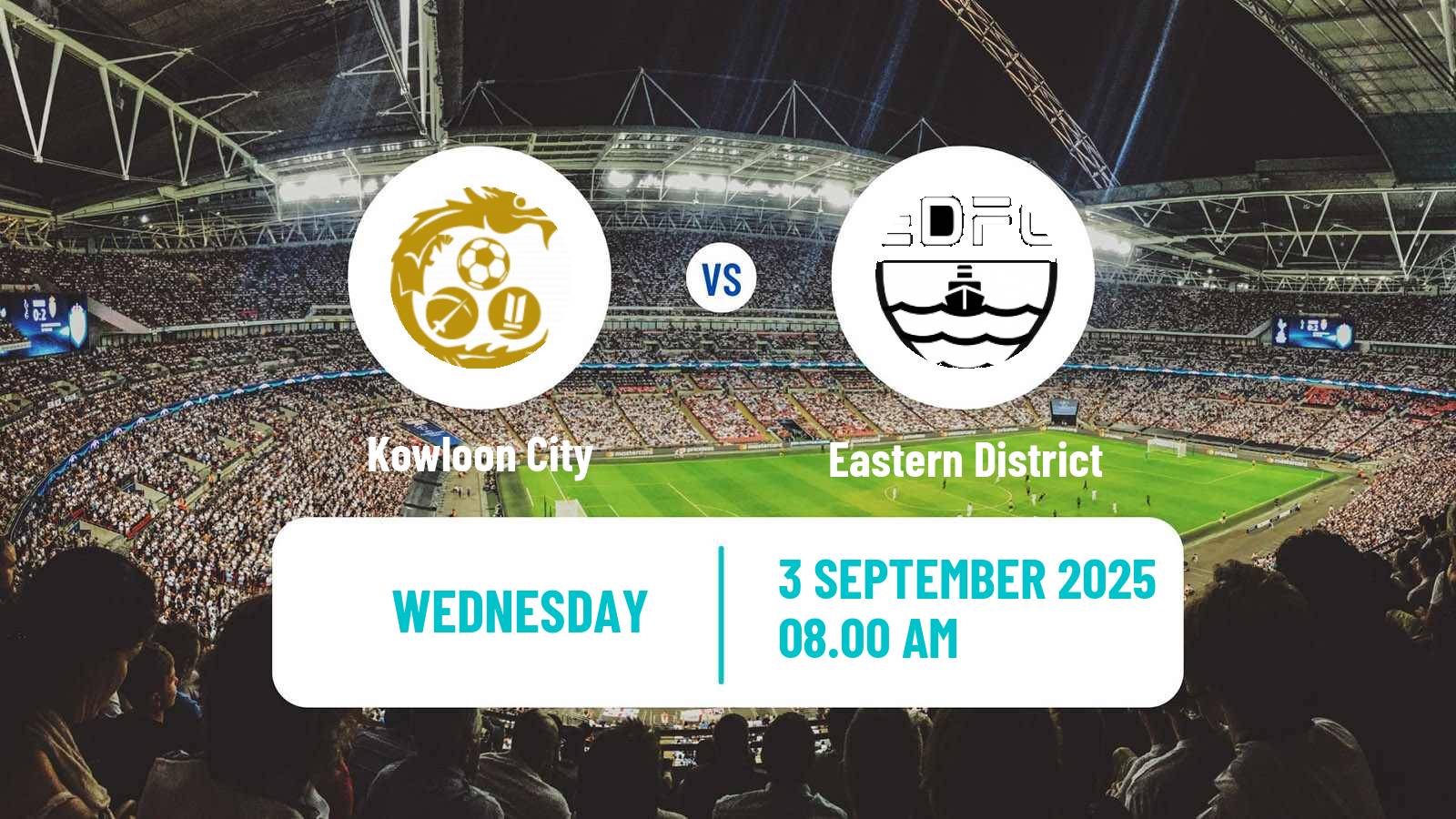 Football Hong Kong Senior Shield Kowloon City - Eastern District