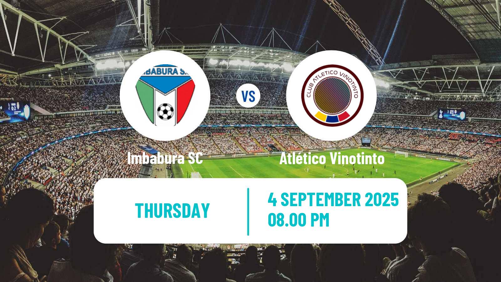 Football Ecuadorian Serie B Imbabura - Atlético Vinotinto