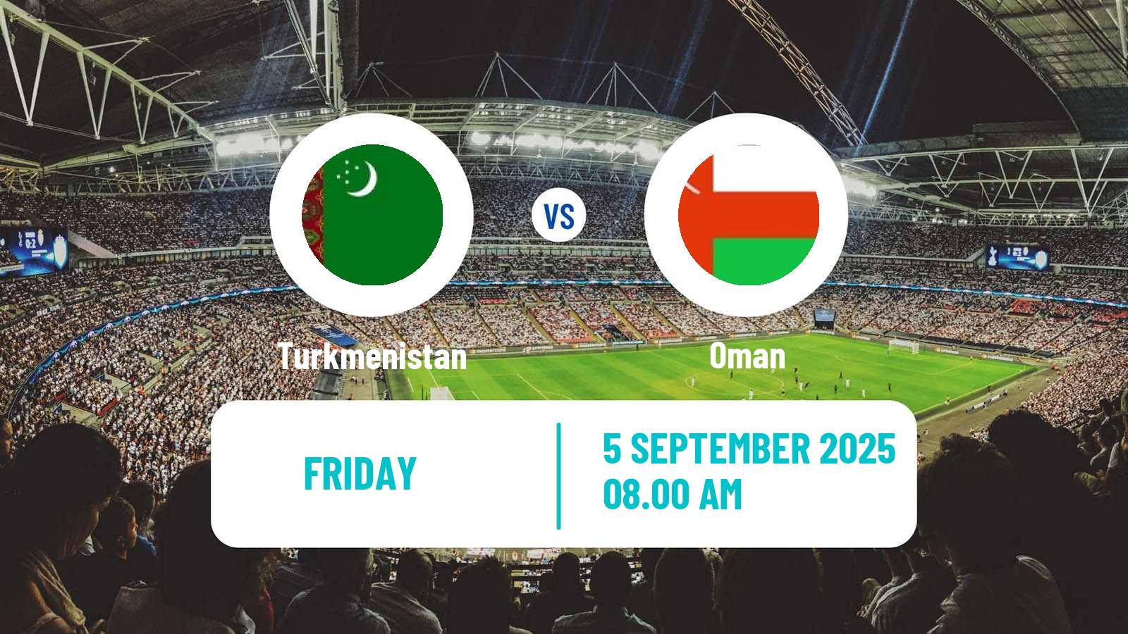 Football CAFA Nations Cup Turkmenistan - Oman
