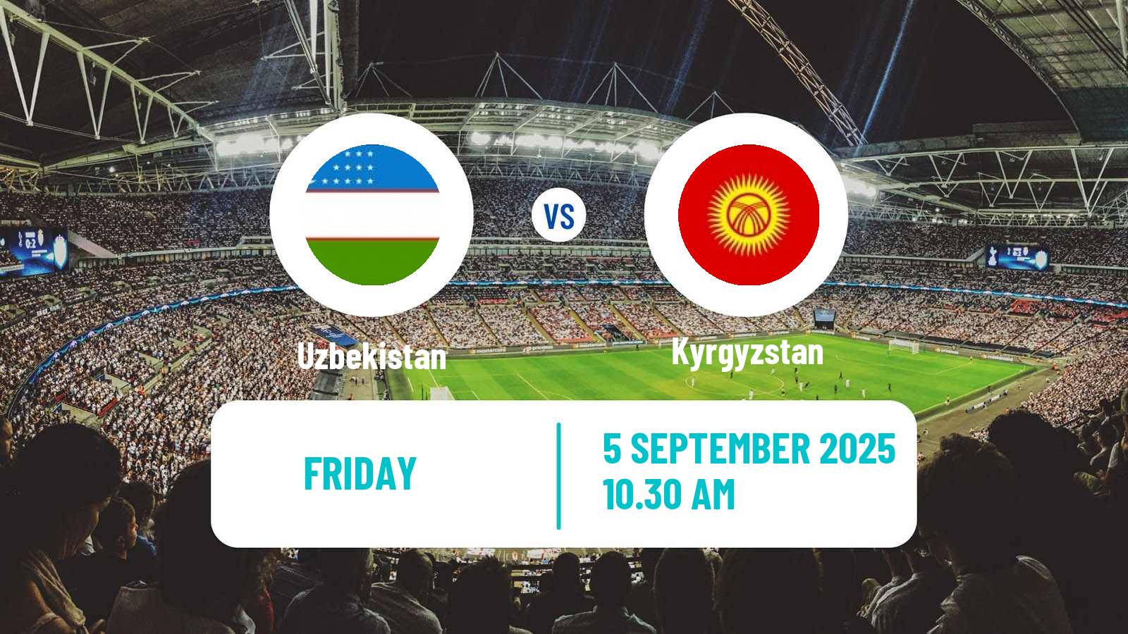 Football CAFA Nations Cup Uzbekistan - Kyrgyzstan