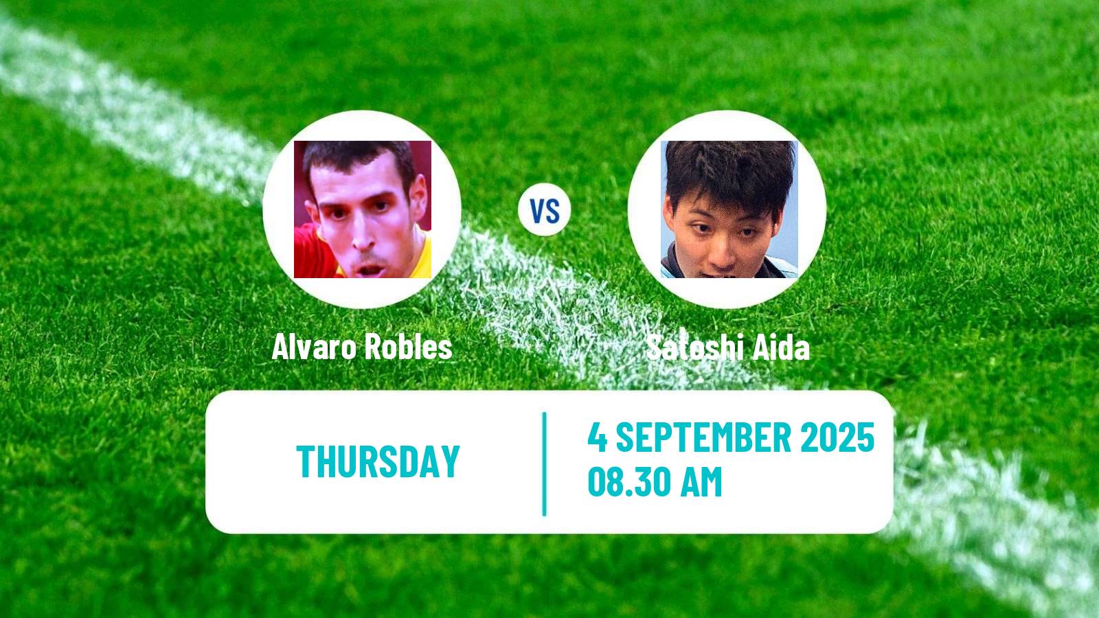 Table tennis Wtt Contender Almaty Men Alvaro Robles - Satoshi Aida