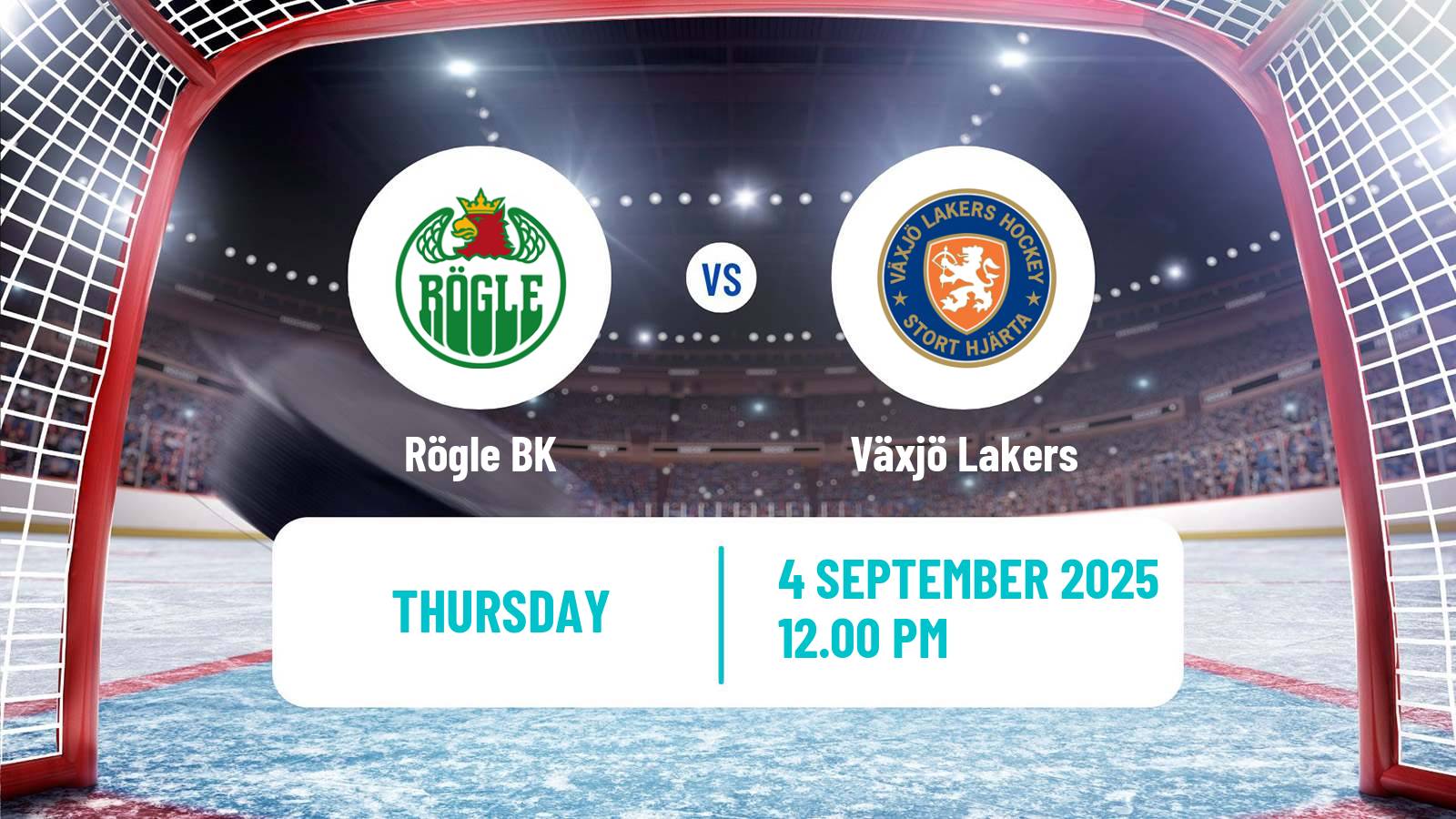 Hockey Club Friendly Ice Hockey Rögle - Växjö Lakers