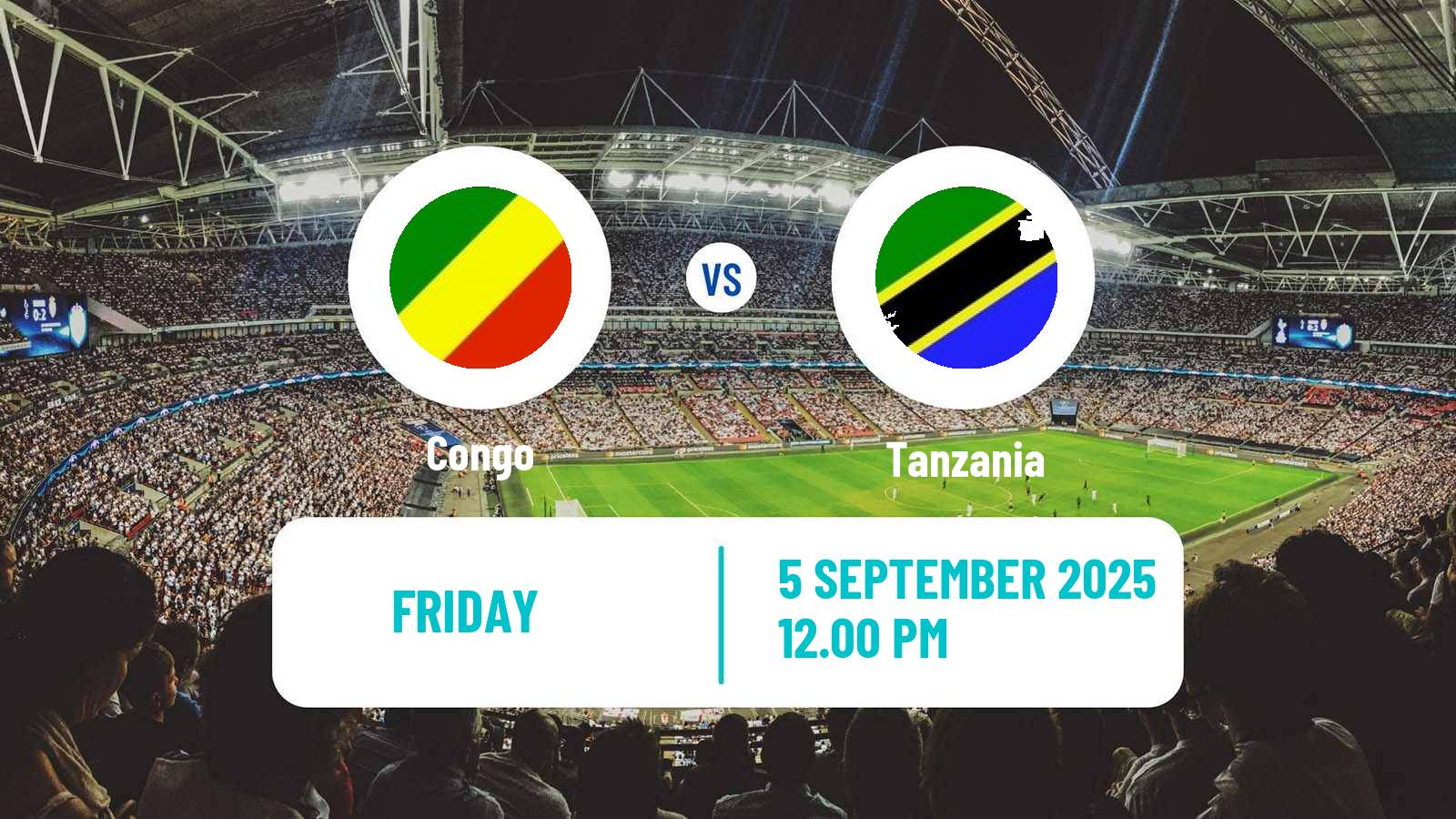 Football FIFA World Cup Congo - Tanzania