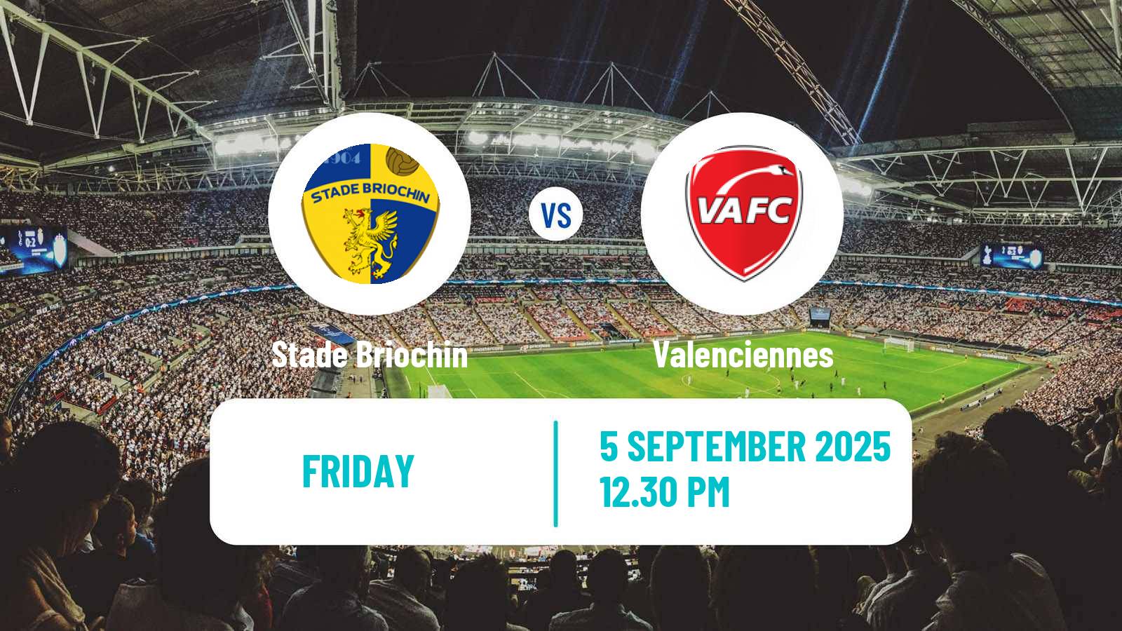 Football French National League Stade Briochin - Valenciennes