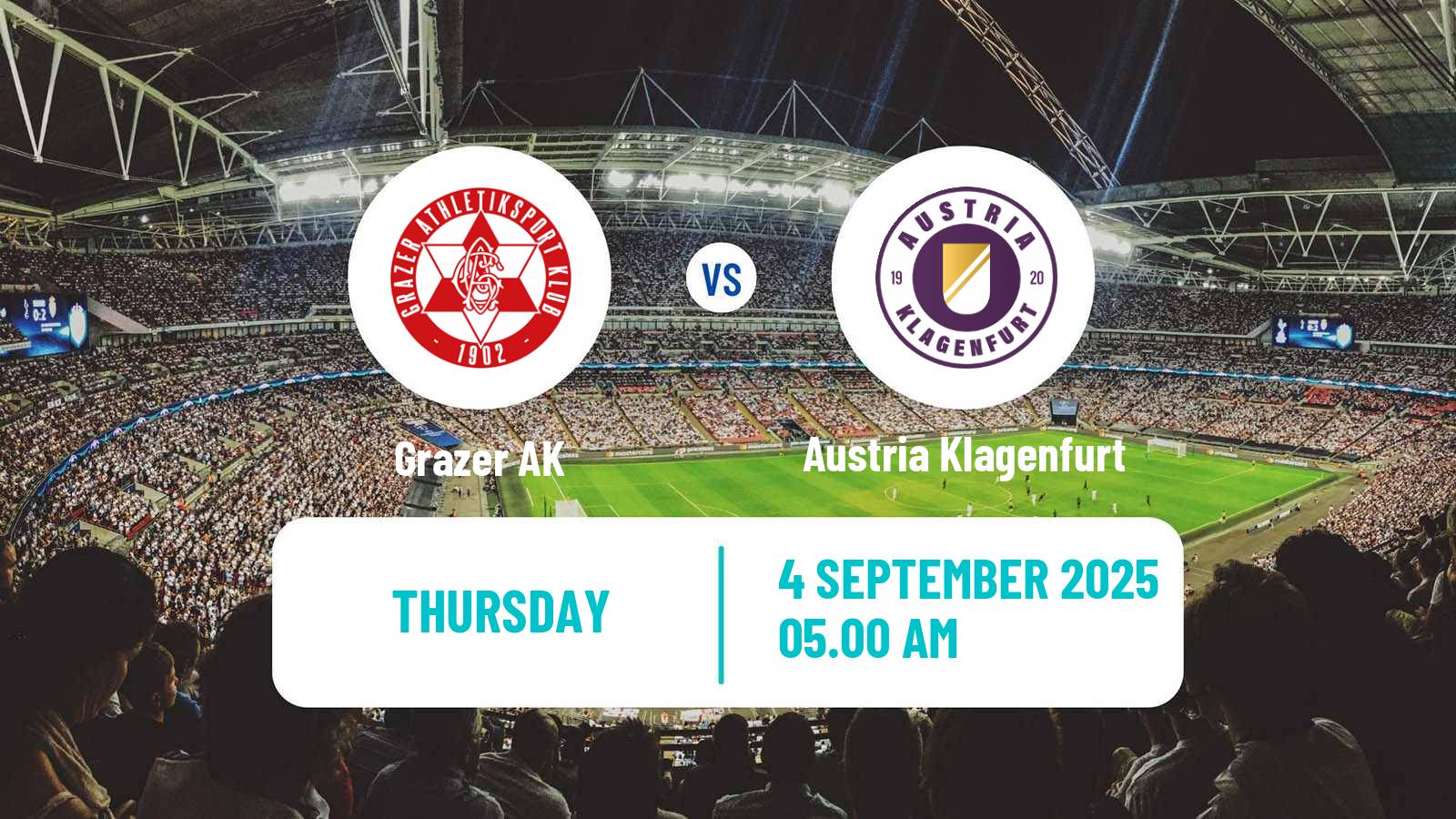 Football Club Friendly Grazer AK - Austria Klagenfurt