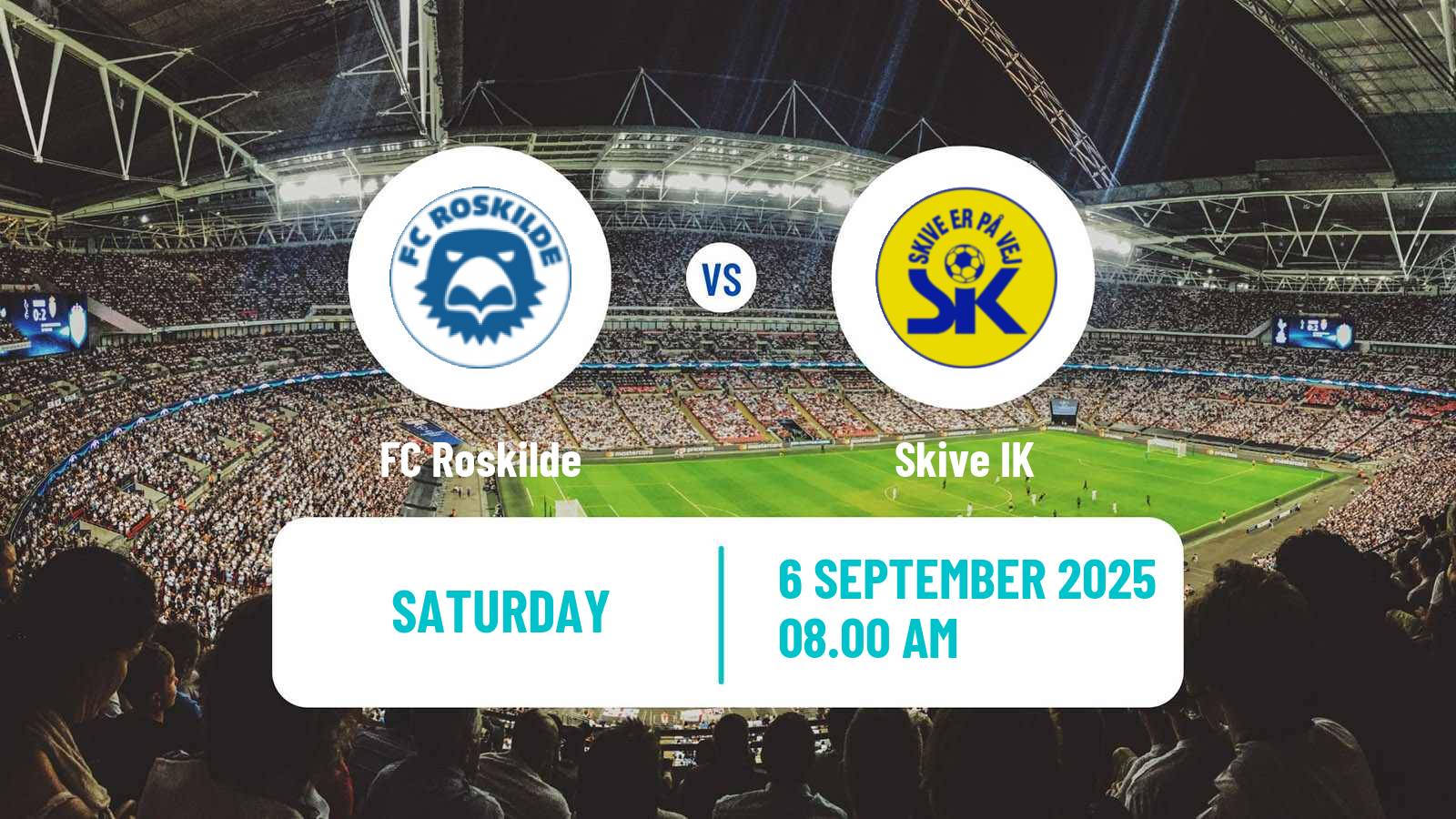 Football Danish 2 Division Roskilde - Skive IK