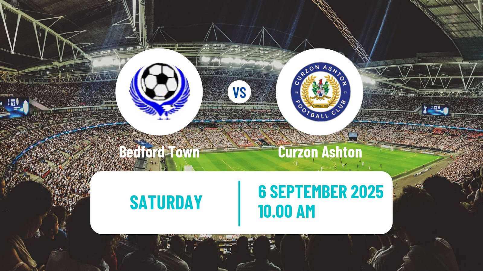 Football English National League North Bedford Town - Curzon Ashton