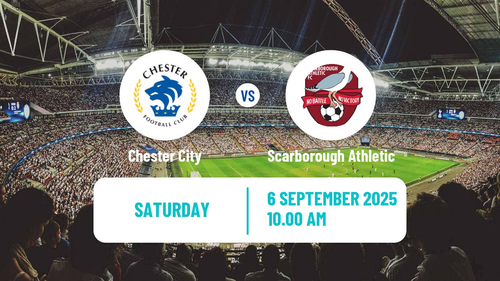 Football English National League North Chester - Scarborough Athletic