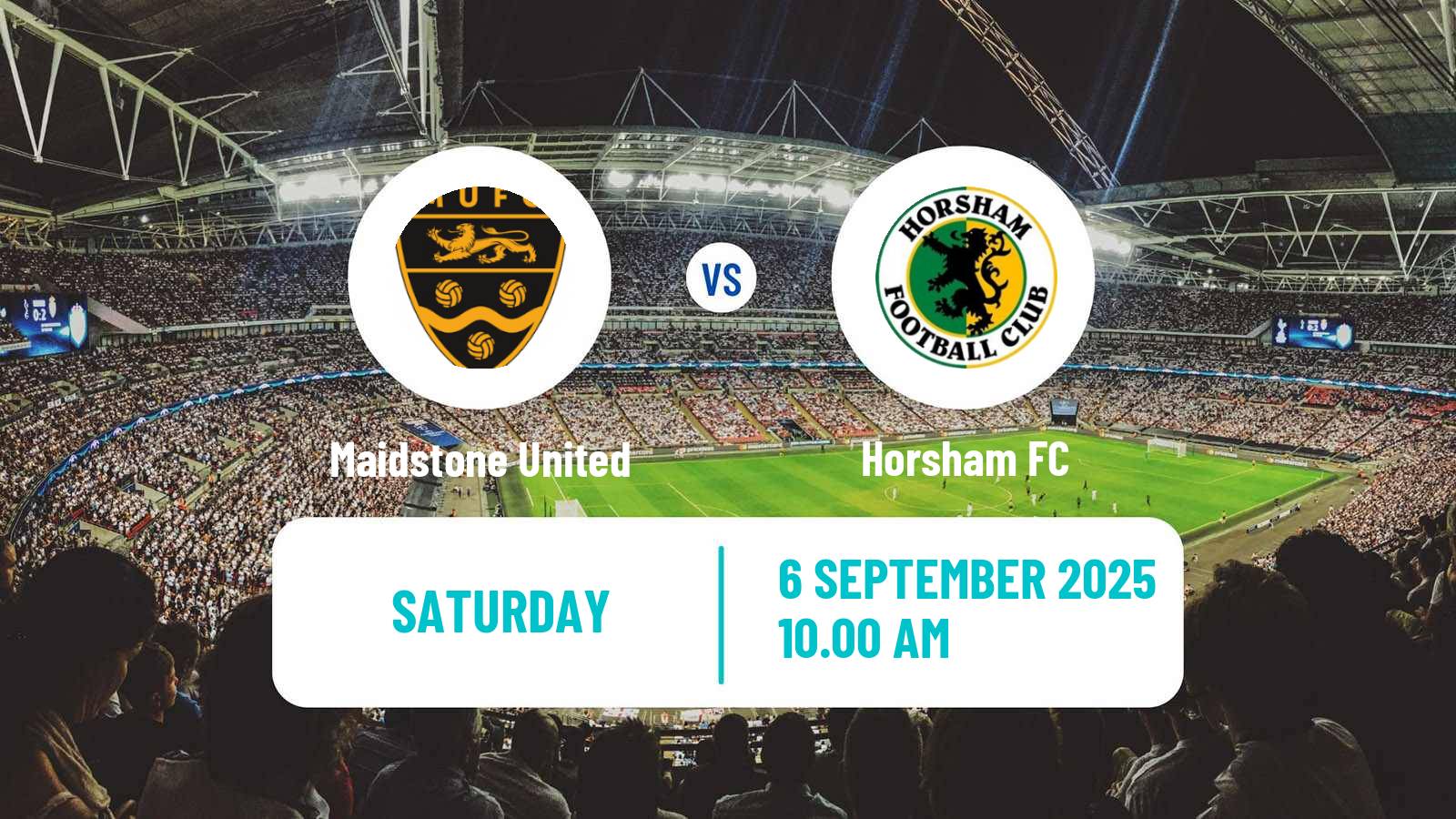 Football English National League South Maidstone United - Horsham