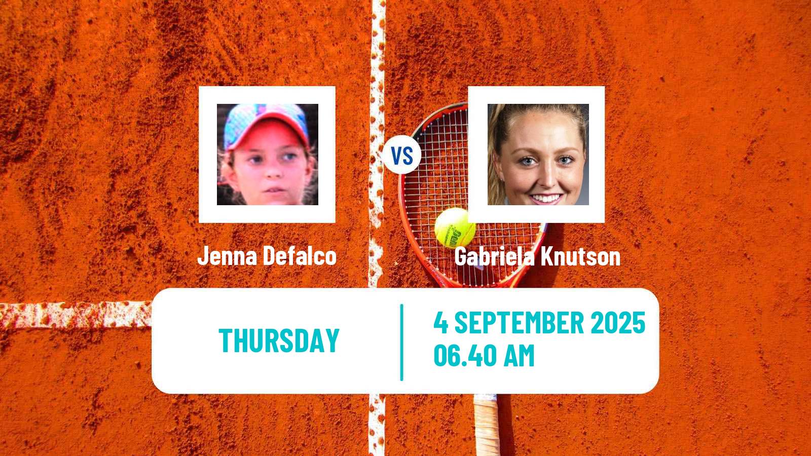 Tennis ITF W50 Leiria Women Jenna Defalco - Gabriela Knutson