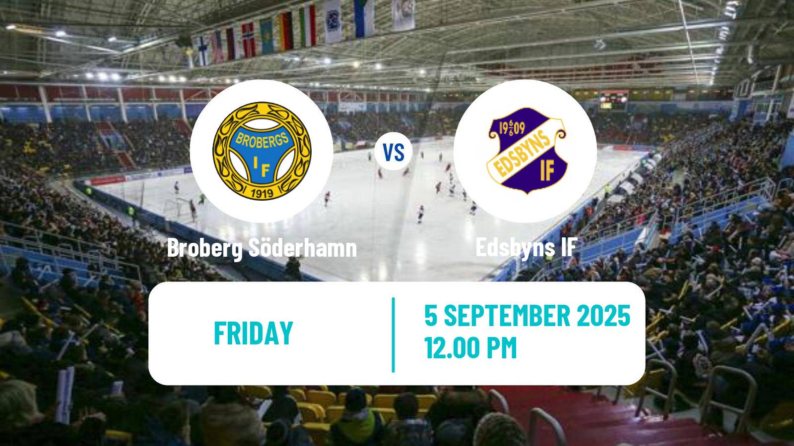 Bandy Svenska Cupen Bandy Broberg Söderhamn - Edsbyns IF