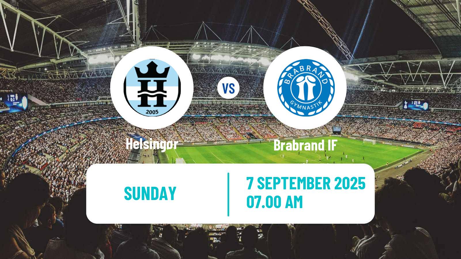 Football Danish 2 Division Helsingør - Brabrand