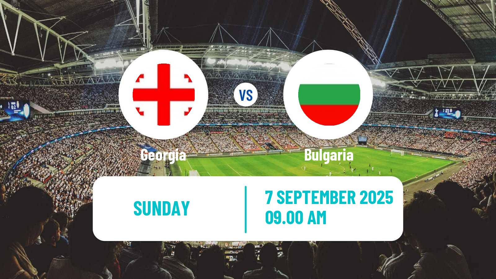 Football FIFA World Cup Georgia - Bulgaria