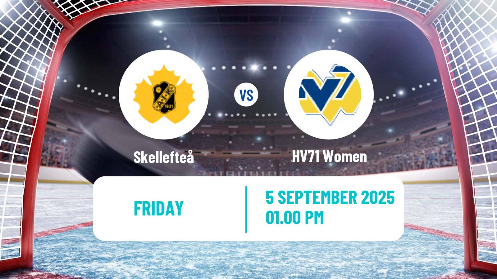 Hockey Swedish SDHL Women Skellefteå - HV71