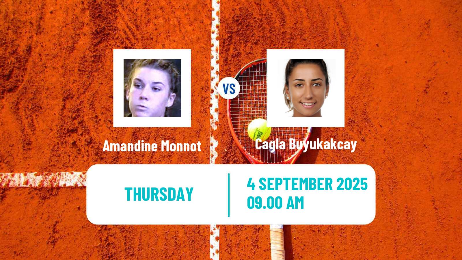 Tennis ITF W50 Saint Palais Sur Mer Women Amandine Monnot - Cagla Buyukakcay