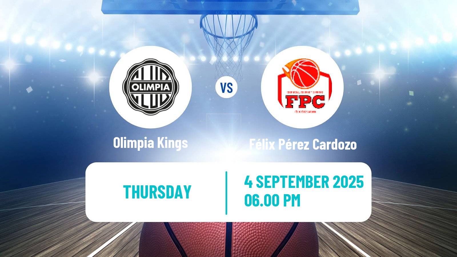 Basketball Paraguayan LNB Basketball Olimpia Kings - Félix Pérez Cardozo