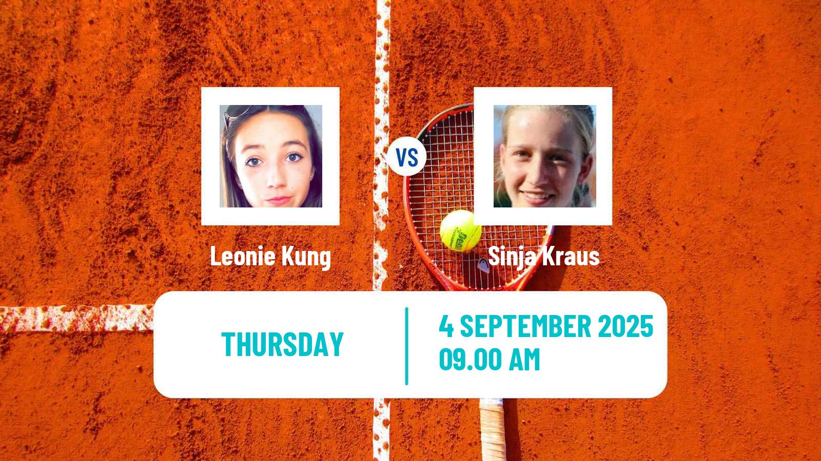 Tennis ITF W75 Vienna Women Leonie Kung - Sinja Kraus