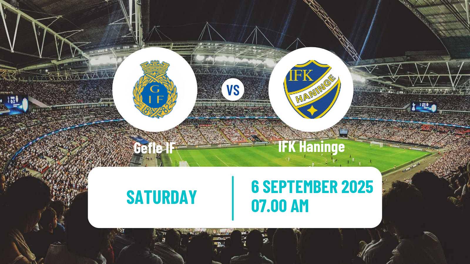 Football Swedish Division 1 Norra Gefle - Haninge