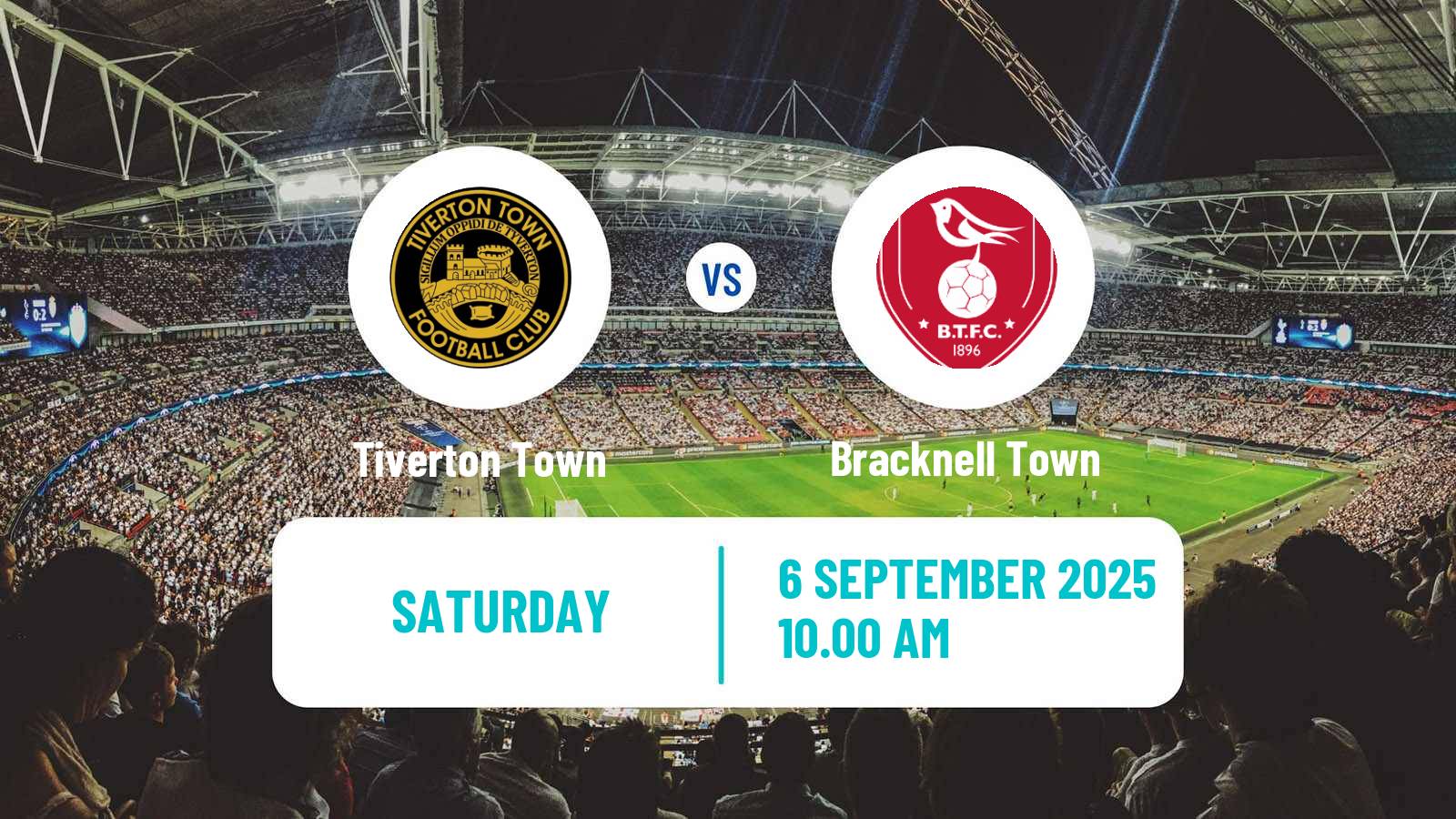 Football English Southern League South Division Tiverton Town - Bracknell Town