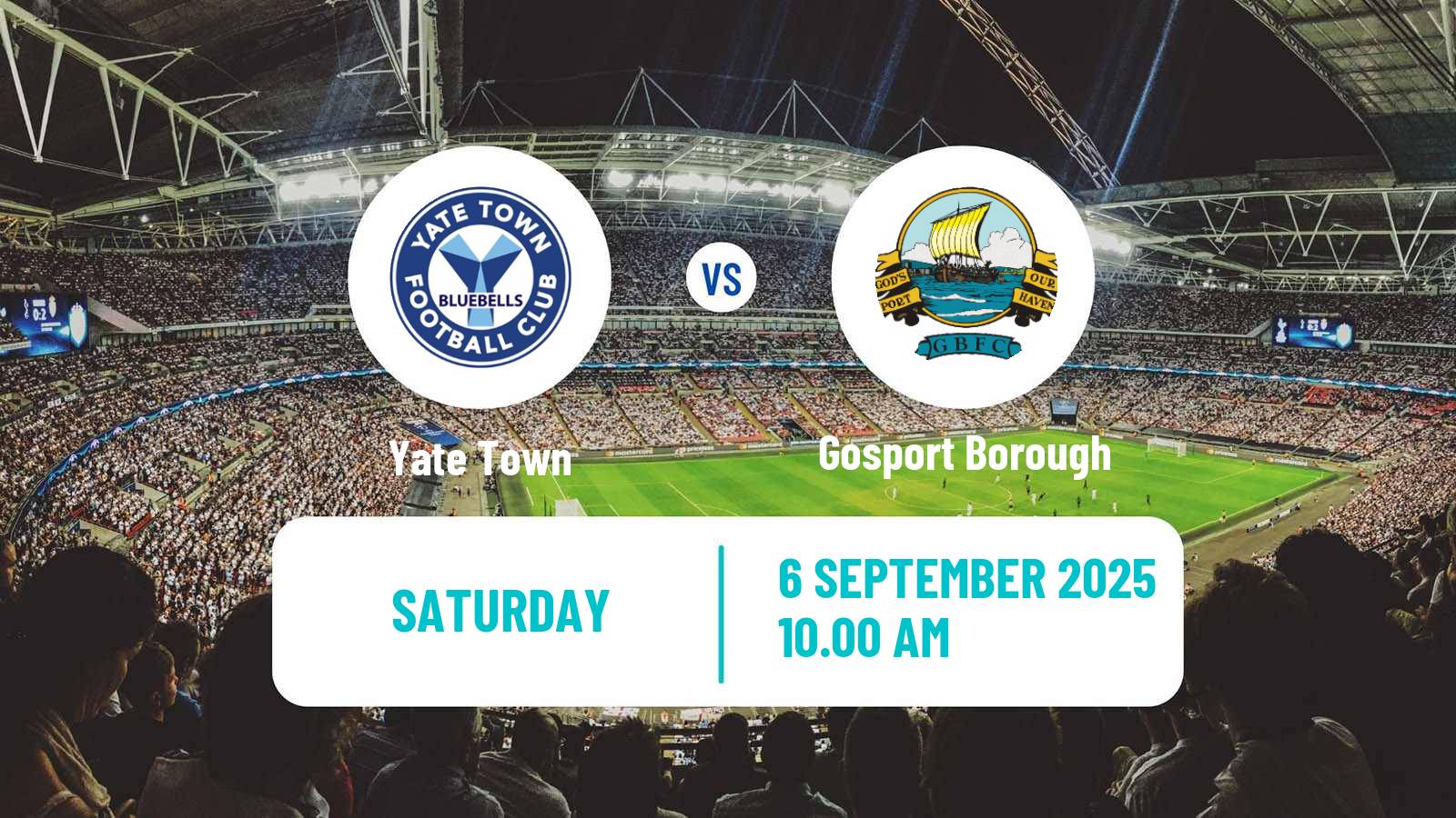 Football English Southern League South Division Yate Town - Gosport Borough