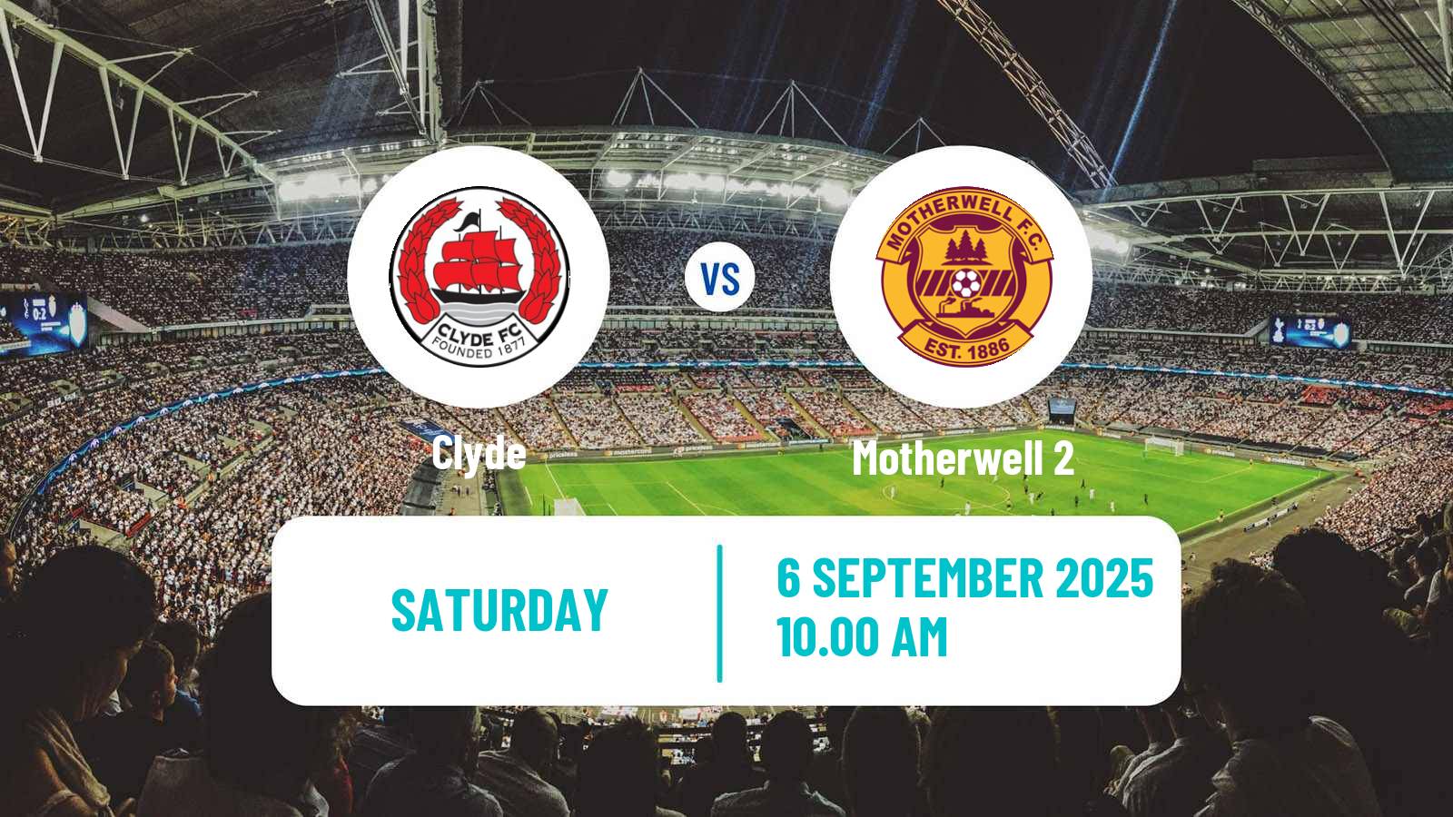 Football Scottish Challenge Cup Clyde - Motherwell 2