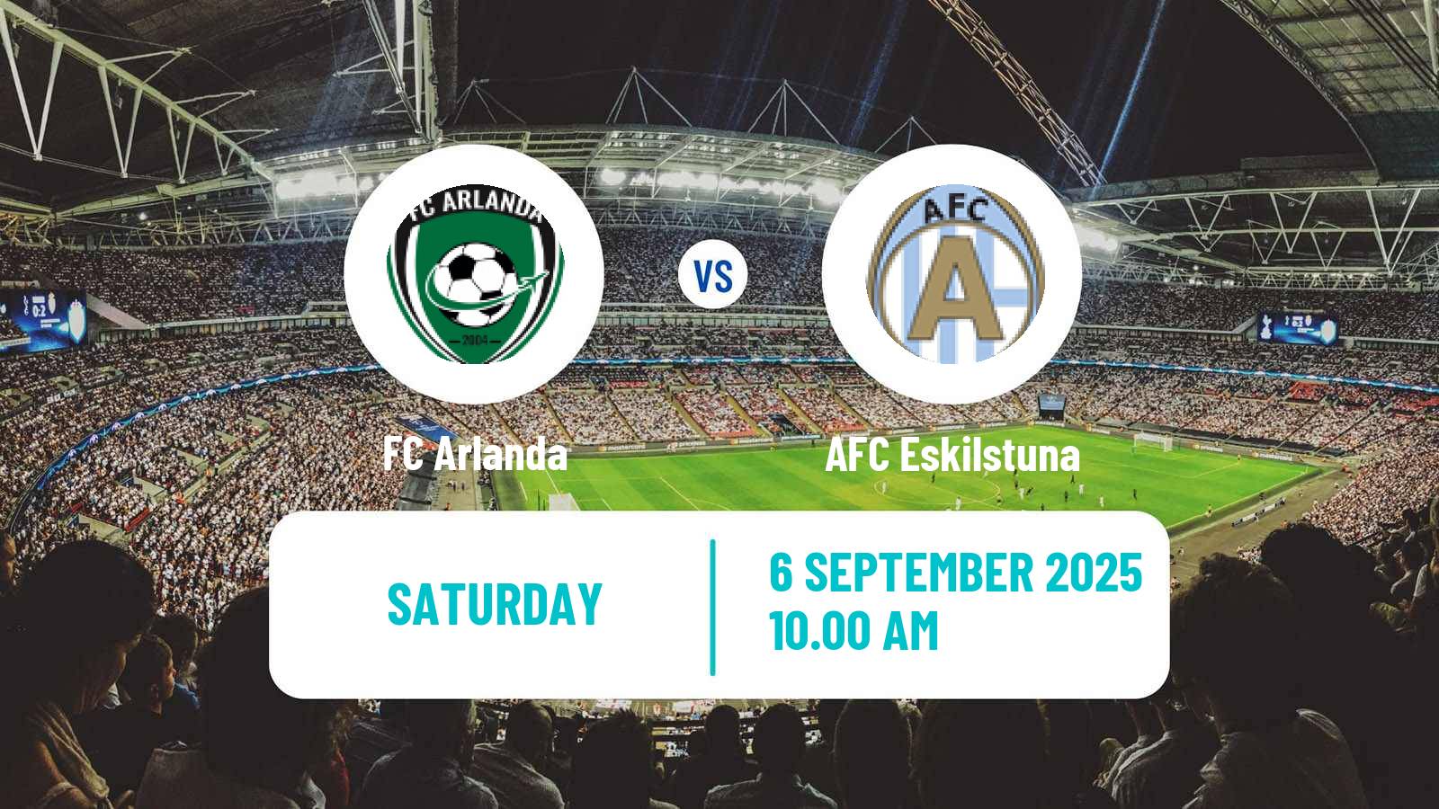 Football Swedish Division 1 Norra Arlanda - AFC Eskilstuna