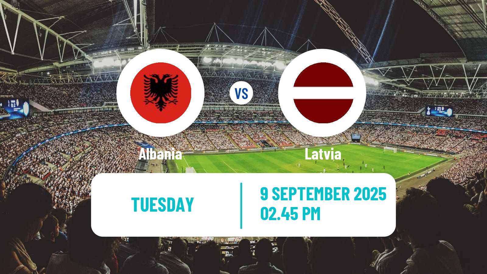 Football FIFA World Cup Albania - Latvia