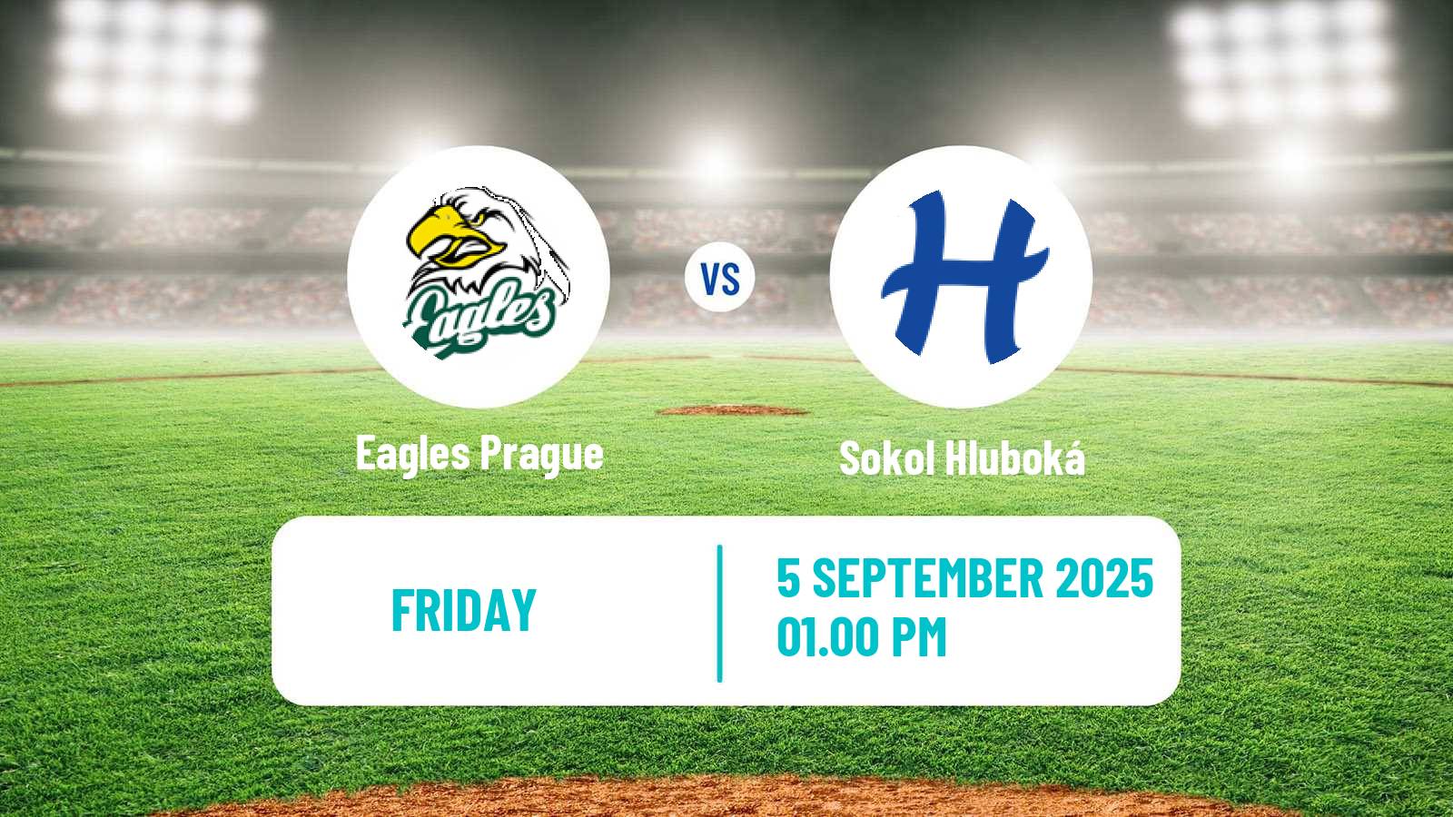 Baseball Czech Extraliga Baseball Eagles Prague - Sokol Hluboká