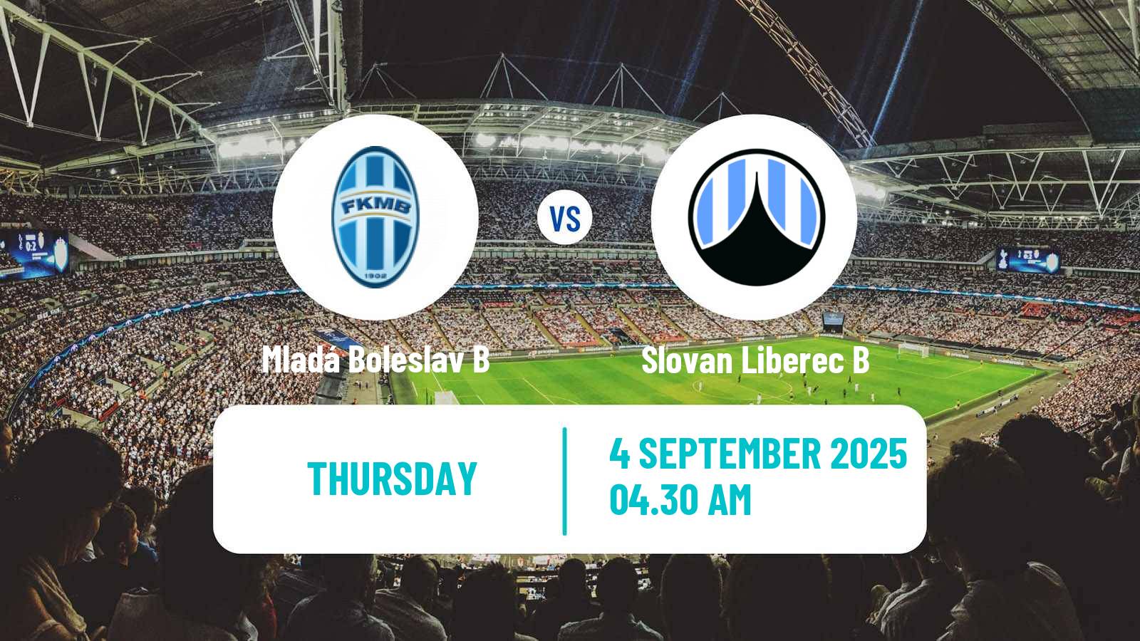 Football Czech CFL Group B Mladá Boleslav B - Slovan Liberec B