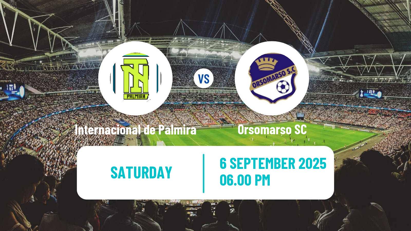 Football Colombian Primera B Internacional de Palmira - Orsomarso
