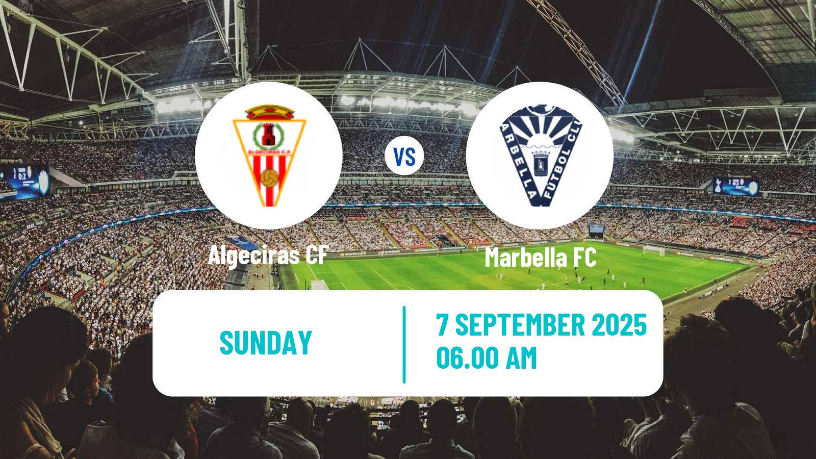 Football Spanish Primera RFEF Group 2 Algeciras - Marbella