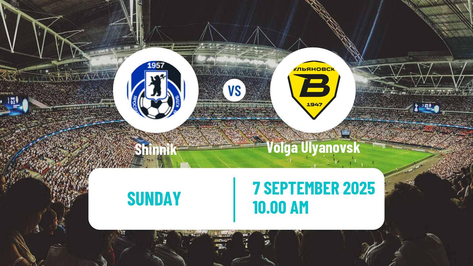 Football Russian FNL Shinnik - Volga Ulyanovsk