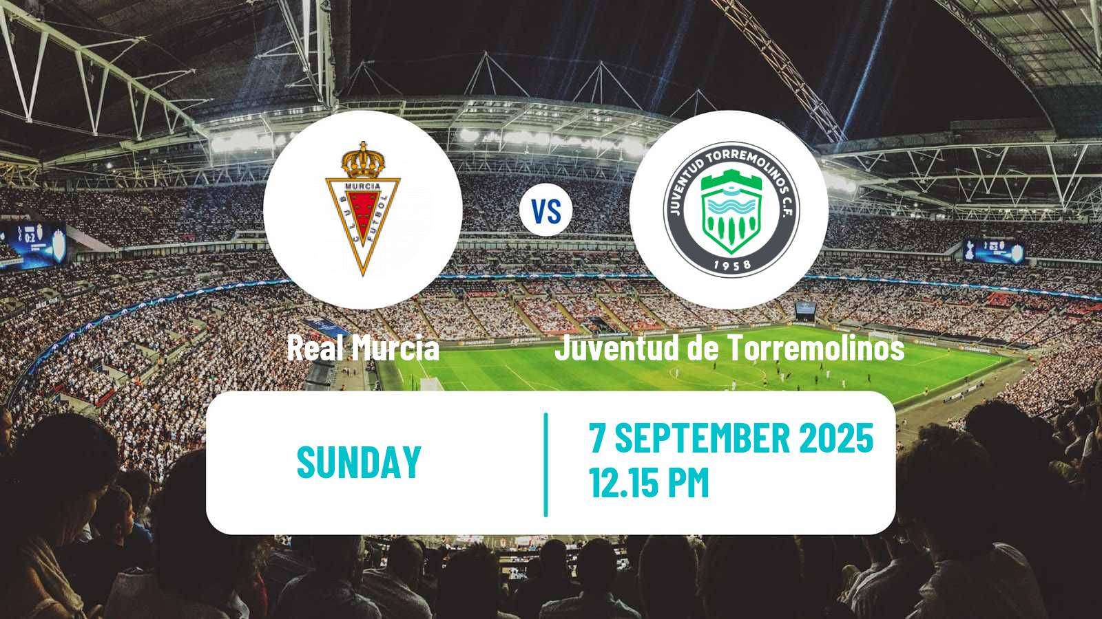 Football Spanish Primera RFEF Group 2 Real Murcia - Juventud de Torremolinos