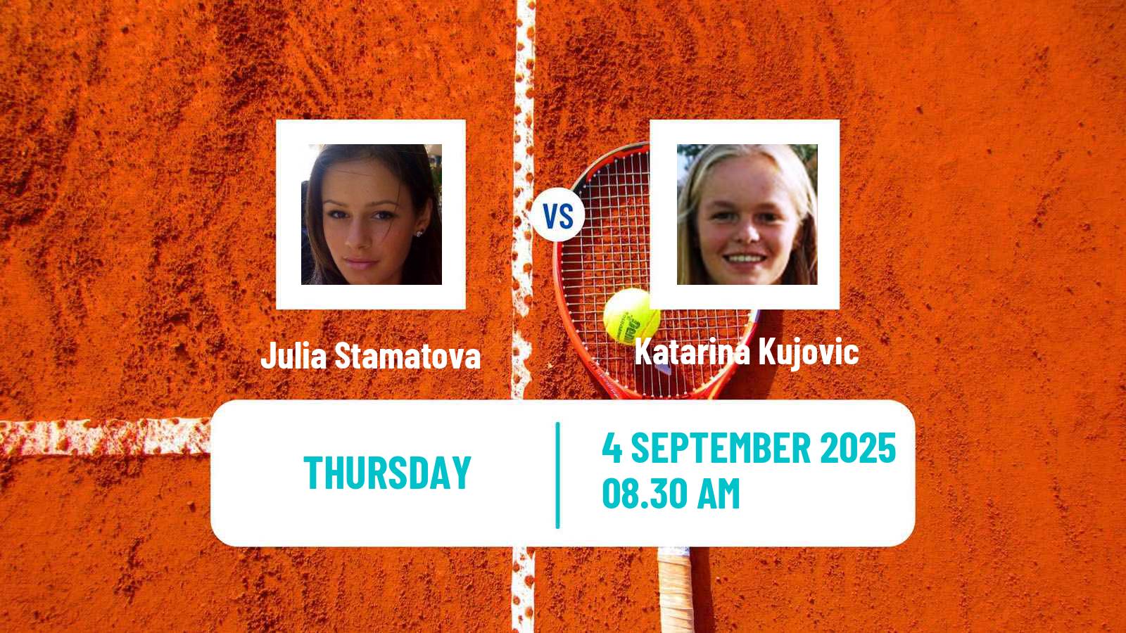 Tennis ITF W15 Kursumlijska Banja 14 Women Julia Stamatova - Katarina Kujovic