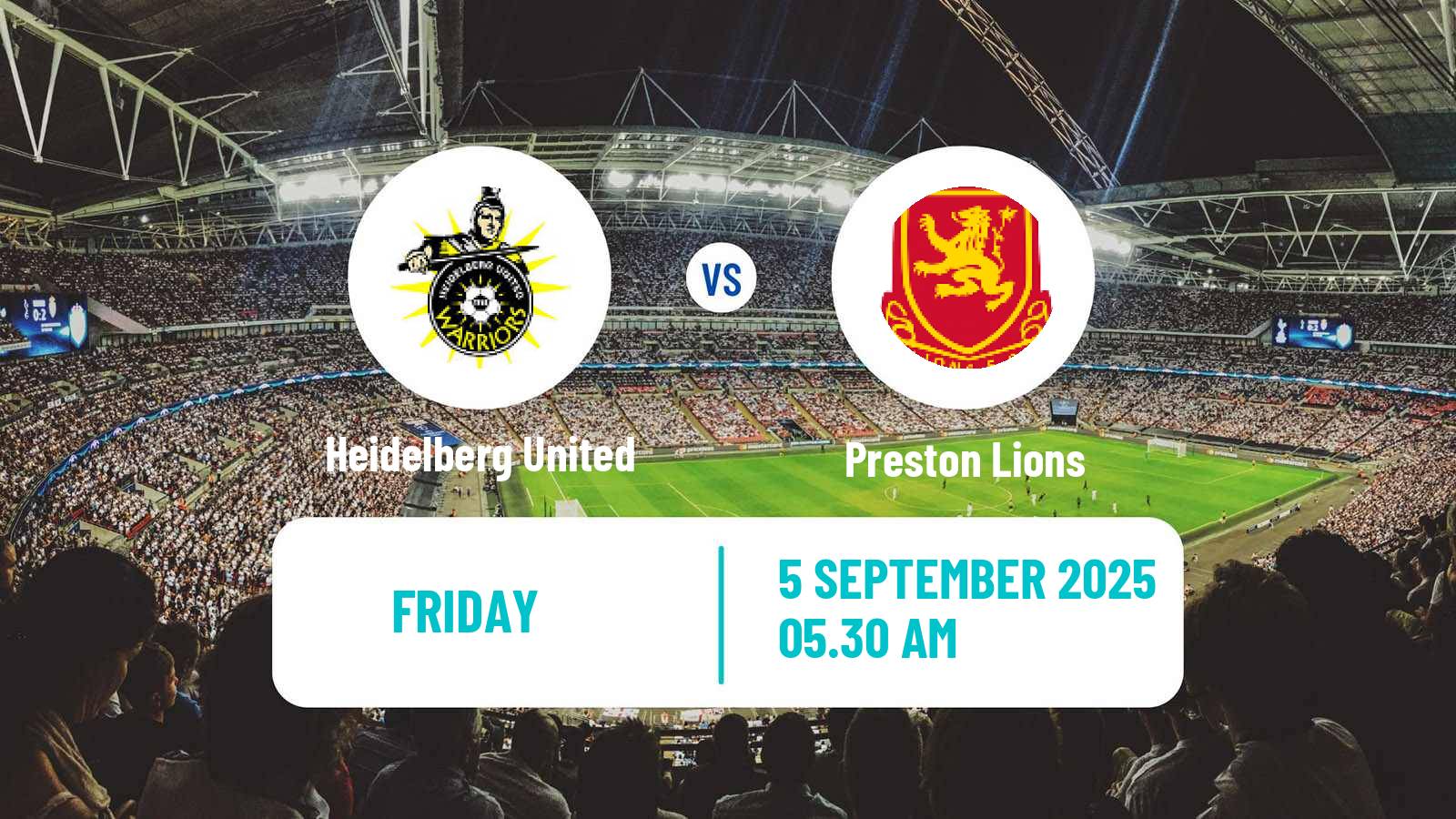 Football Australian NPL Victoria Heidelberg United - Preston Lions