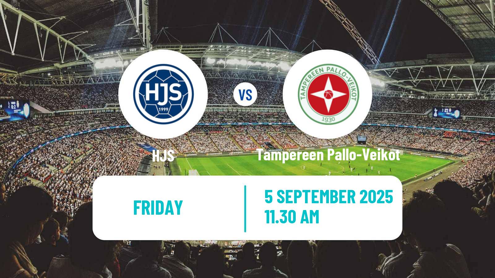Football Finnish Kakkonen Group B HJS - Tampereen Pallo-Veikot