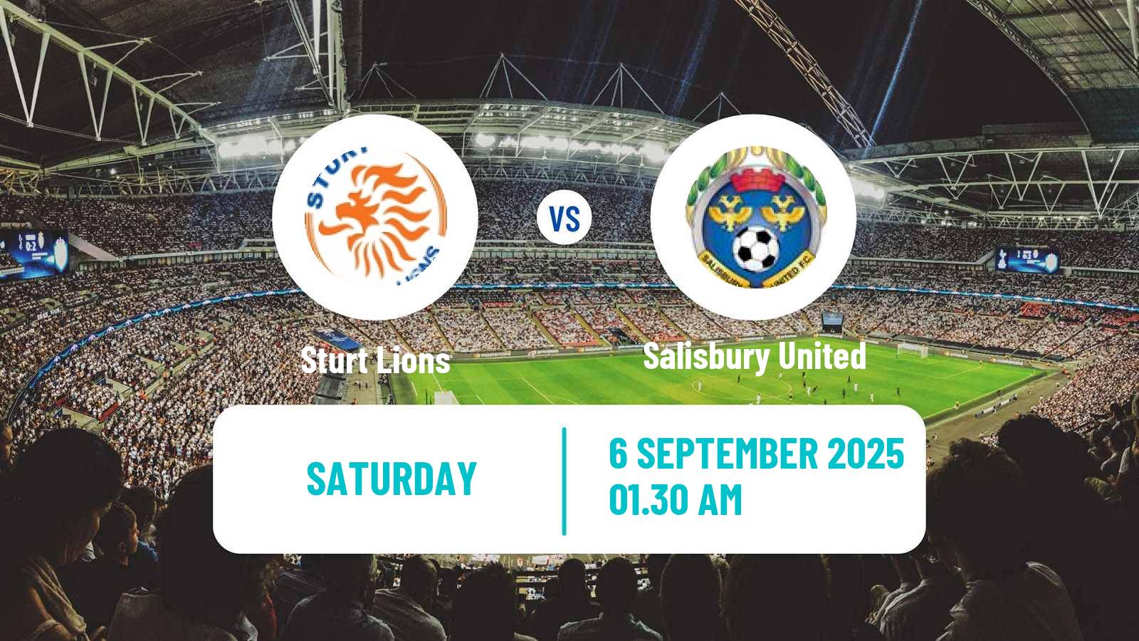 Football Australian SA State League Sturt Lions - Salisbury United
