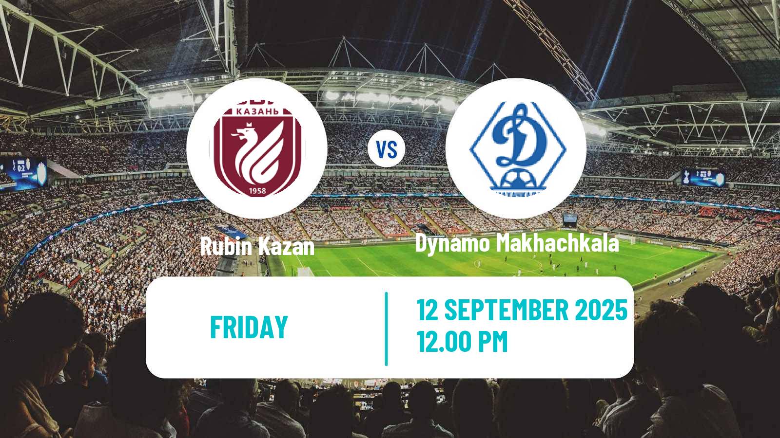 Football Russian Premier League Rubin Kazan - Dynamo Makhachkala