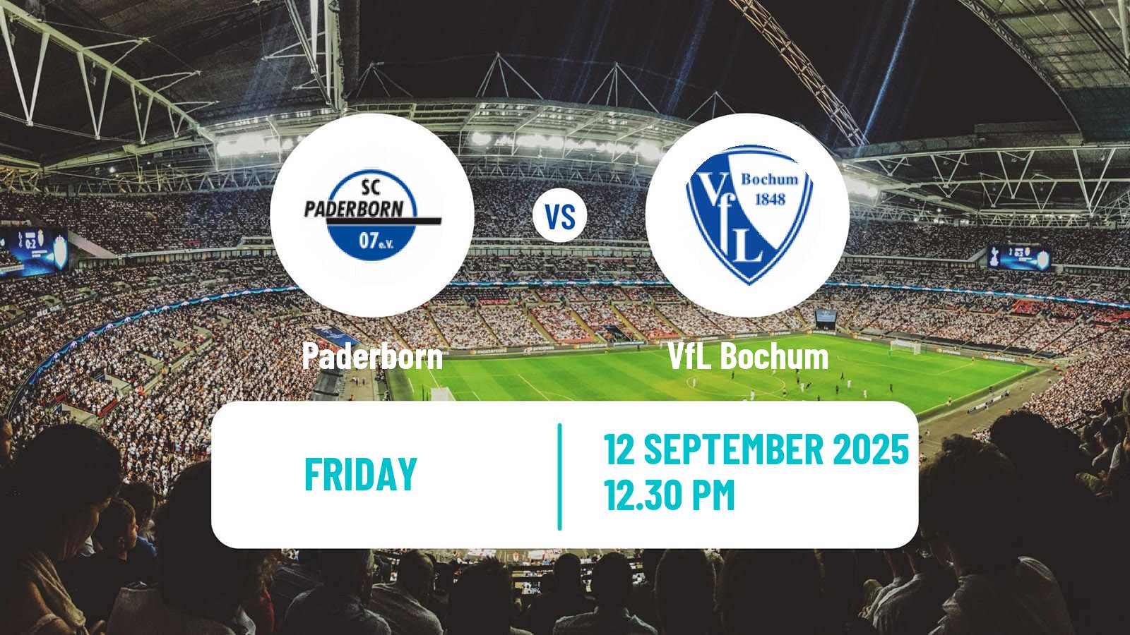 Football German 2 Bundesliga Paderborn - Bochum