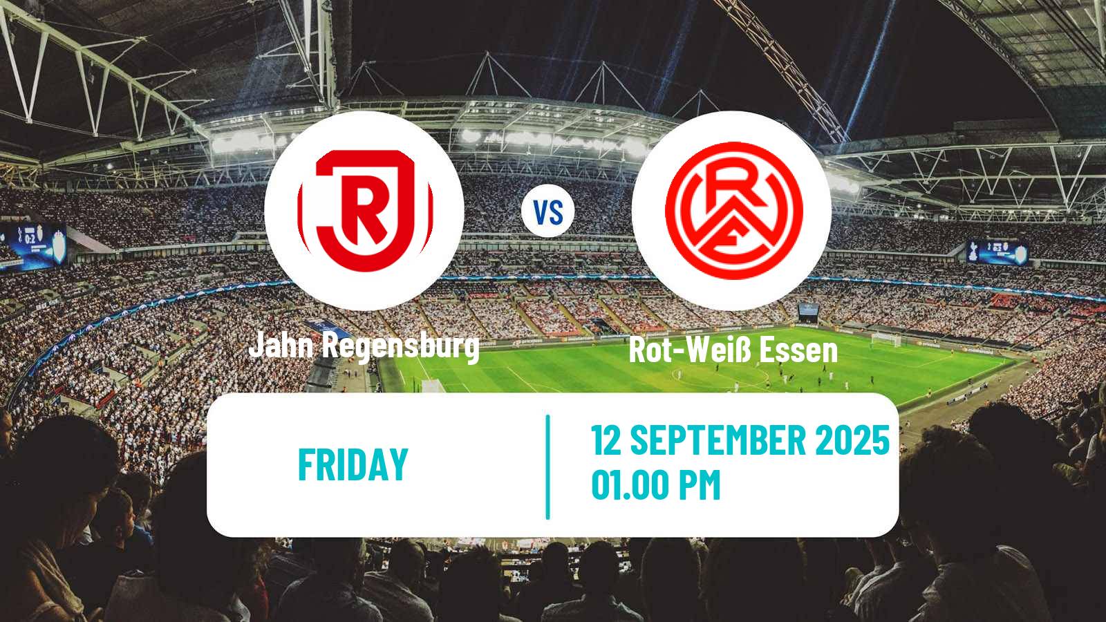 Football German 3 Bundesliga Jahn Regensburg - Rot-Weiß Essen