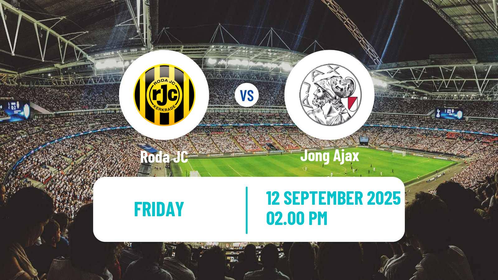 Football Dutch Eerste Divisie Roda - Jong Ajax