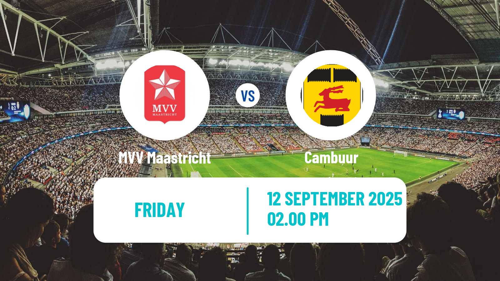 Football Dutch Eerste Divisie MVV Maastricht - Cambuur