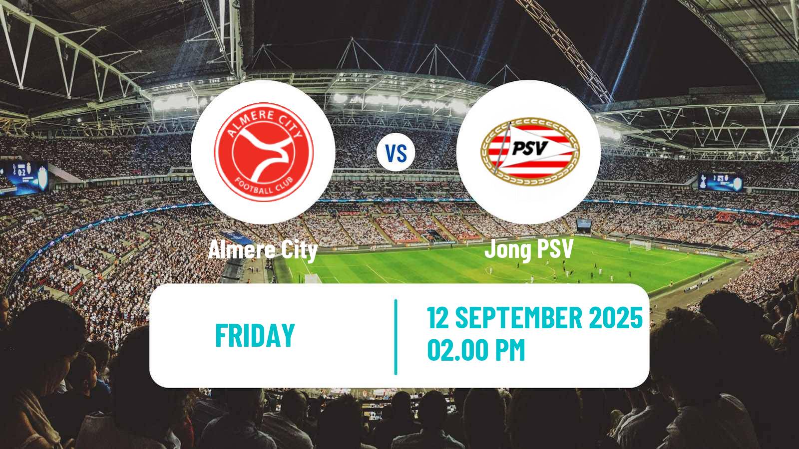 Football Dutch Eerste Divisie Almere City - Jong PSV